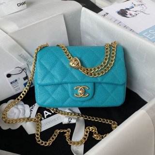 Very popular Chanel Mini Matelasse Heart Chain Replica shy50600
