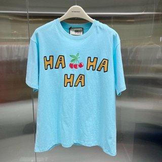 Best Price Guaranteed Gucci Cherry Cotton T-Shirt Replica gum32967