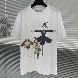 Free shipping Loewe Calcifer T-shirt copy crew neck lop49986