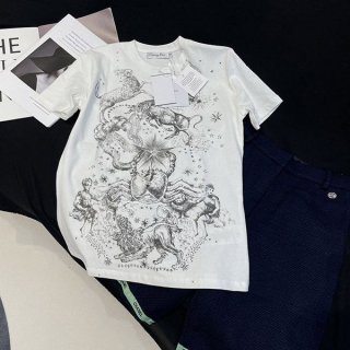 The hottest topic! Dior shirt imitation "Melothesia" cotton star del43551