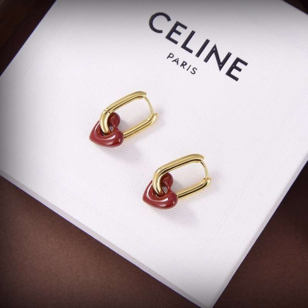 New for Spring/Summer Celine Heart Earrings Replica Ceh53247