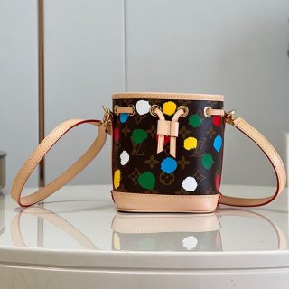 Louis Vuitton Replica X YK Dot Monogram Nano Noe Handbag M81863