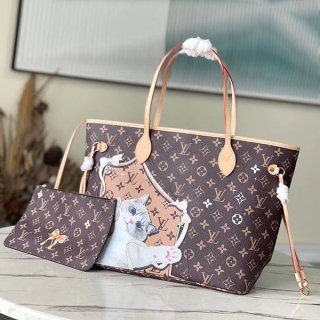 Louis Vuitton Neverfull MM Monogram Tote Bag Fake M40995, loved by many celebrities