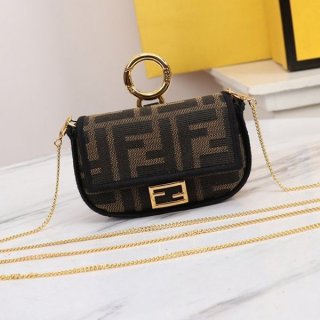 Hard to find Fendi Versace collaboration Nano Baguette replica Micro bag fey71325