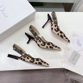 New on sale Dior replica slingback pumps in technical fabric dek00956