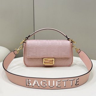 Fendi Baguette Replica FF Canvas feq41747