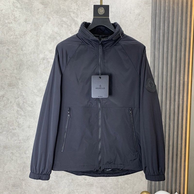 Rare color Moncler jacket replica hooded nylon jacket mow09536