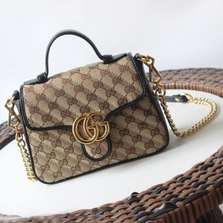 Best Price Guarantee Gucci GG Marmont Replica Mini 2way Handbag gut04843