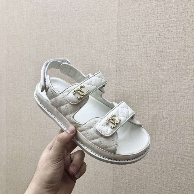New Spring Chanel Fake Knit Sandals shz59604