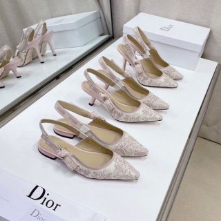 ☆Super popular☆Dior slingback pumps replica★Technical fabric dec85556