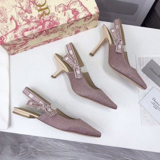 Recommended Dior fake slingback pumps ★ technical fabric deo94205