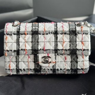 Chanel CC Tweed Matelasse Classic Bag Replica shr97134