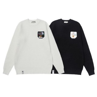 Gucci x North Face Replica *Collaboration Logo Knit Sweater guh16684