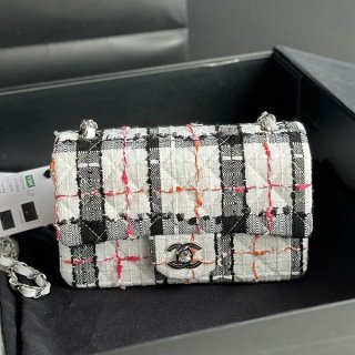 Chanel CC Tweed Matelasse Classic Bag shi23705