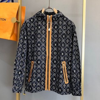 New Louis Vuitton SINCE1854 Replica Hoodie Silk Parka Rare vuz14077
