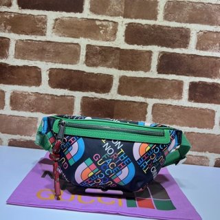 Free shipping Gucci x North Face fake shoulder/body bag gum85964