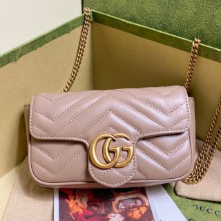 Gucci GG Marmont Quilted Leather Super Mini Bag Replica