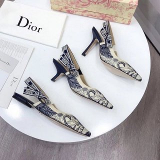 Competitive Dior replica slingback pumps ★ technical fabric dee23143