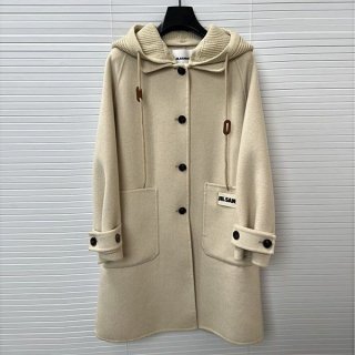 Jil Sander Drawstring Hooded Coat Replica Jis16960