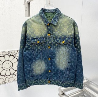 Louis Vuitton Classic Denim Jacket Replica vus01346