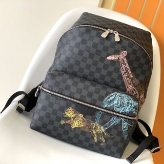 High quality Louis Vuitton Eclipse Apollo backpack replica ★ Monogram black M45275
