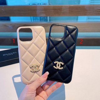 Eye-catching color ☆ Chanel iPhone 13 copy/14 Pro case shl73805
