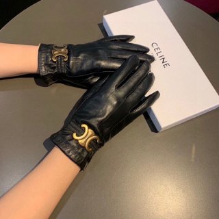 ★Japan!! Popular! Celine Triomphe Gloves Replica Lambskin Leather Cev79781