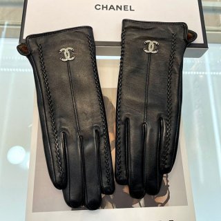 Chanel Leather Gloves Replica shg10865
