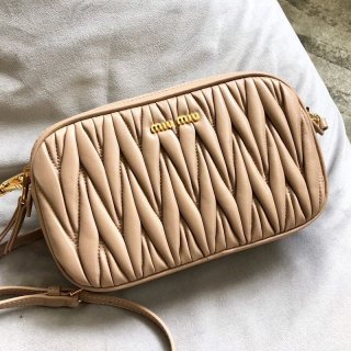 Miu Miu Matelasse Replica Leather Crossbody Bag Mys27327 Sold Out