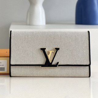 Louis Vuitton 2-fold long wallet replica Portefeuille Capucines M81305