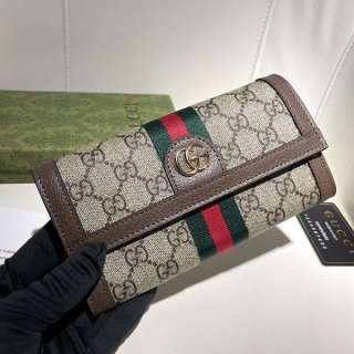 Super low price! Gucci Ophidia replica Continental Wallet gum11879