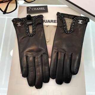 Chanel Replica Leather Gloves shf71667