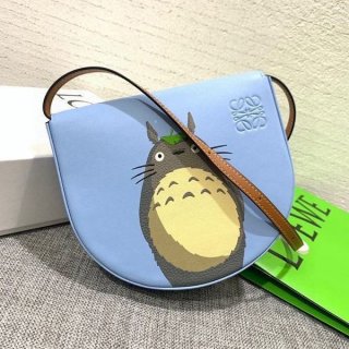 Boutique Popular ★ Loewe ★ Totoro & Dust Bunny Heel Bag Soft Calf lou05415