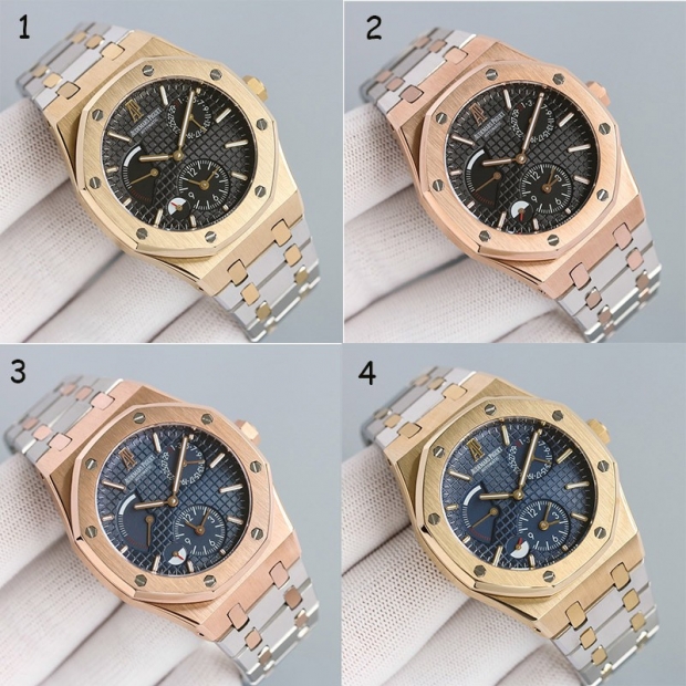 ★Popular in Japan! Audemars Piguet Replica Royal Oak Dual Time 4 Colors 26120STOO1220ST
