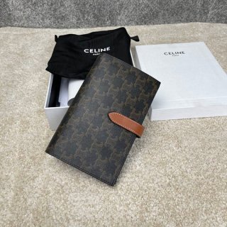 Celine Replica Triomphe Canvas Large Strap Long Wallet Ceh27377