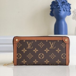 Eye-catching color Louis Vuitton Trunk Zippy Wallet Replica M80558