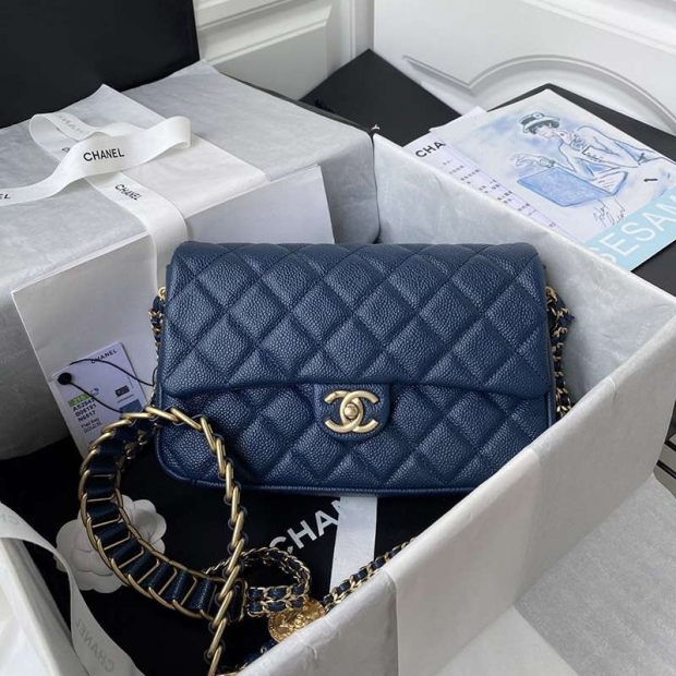 Chanel Chain Shoulder Bag Replica N-grade Caviar Skin shp52378