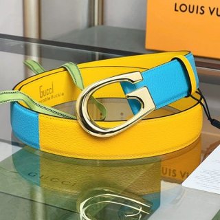 Classic Gucci Buckle Two Tone Belt Replica guy88462