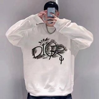 Free shipping Dior sweatshirt logo trainer copy dei10856