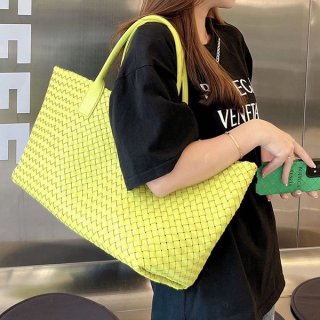 Rare color Bottega Veneta replica Cabas large tote bag, bag, leather 608811V1OW17405