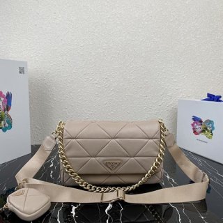 Secured Prada System Nappa Leather Patchwork Bag Replica puc43538