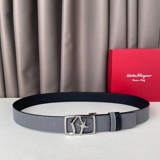 Ferragamo Replica SF Buckle Reversible Belt fee62474