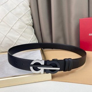 Ferragamo replica double Gancini reversible belt fey04103