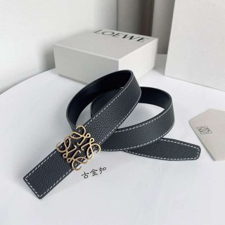 The hottest new item! Loewe super cheap calf leather anagram buckle reversible belt loi68549