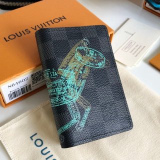 Very popular! Louis Vuitton passport holder card case copy Damier vuk54434