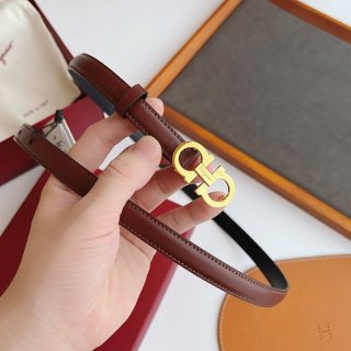 Ferragamo Gancini Leather Belt Replica feu83144
