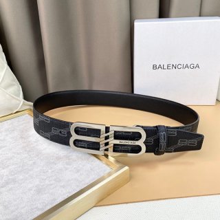 Balenciaga BB Signature Belt Replica 38MM bau64409