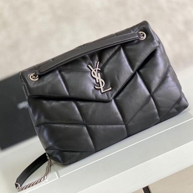 Rare color Saint Laurent Lulu Puffer Medium Bag Replica Quilted Say54069