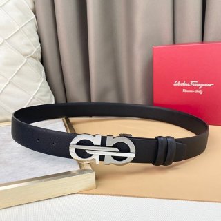 Ferragamo Double Gancini Replica Reversible Belt fef03871