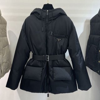Perfect gift: Prada cropped cashmere down jacket replica puf61759